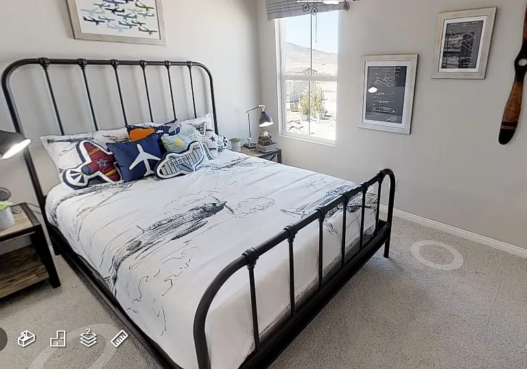 In addition to the Master bedroom, there are two more bedrooms for kids, guests or for an office!