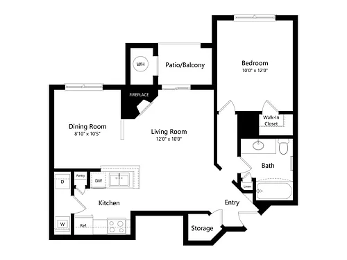 Floor plan Pine Valley