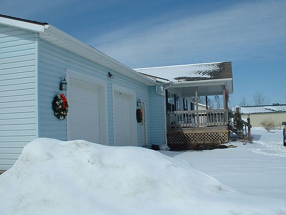 Winter view of front