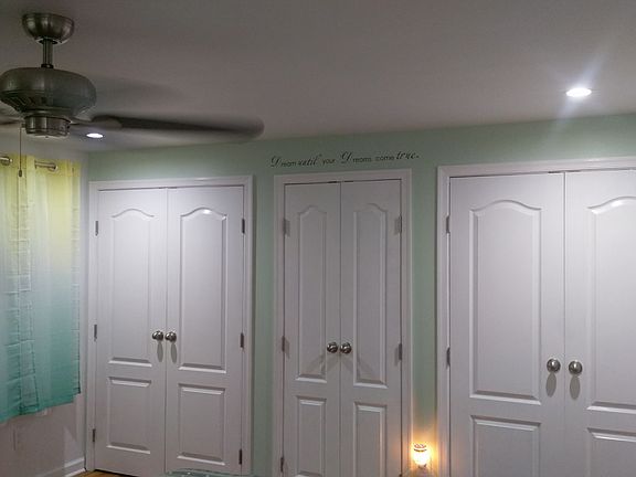 Extra large closets M/Bdrm