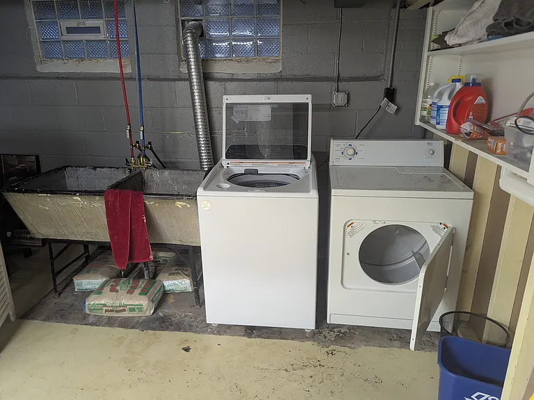 Basement (includes washer and dryer)
