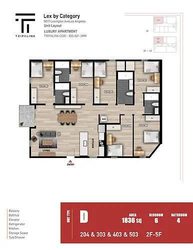 Floor plan 204