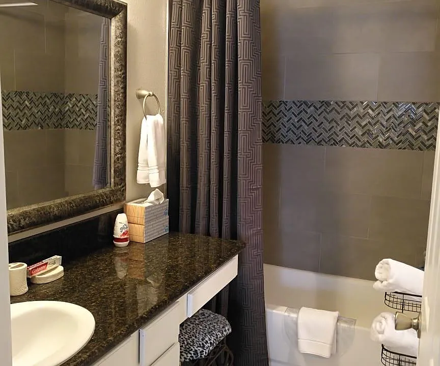 Updated master bathroom