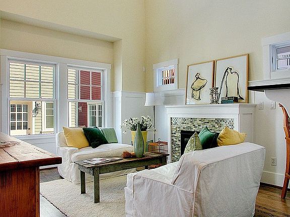 two story living room