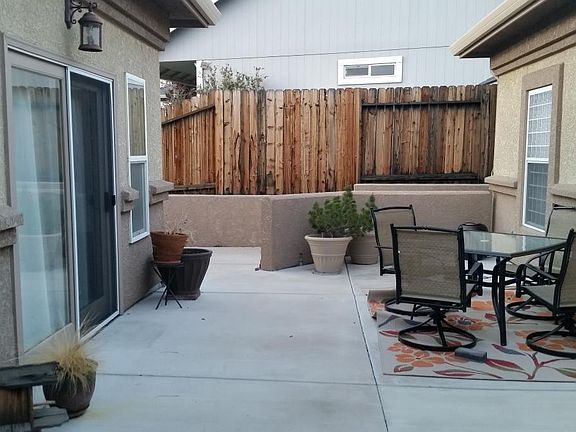 Front courtyard patio