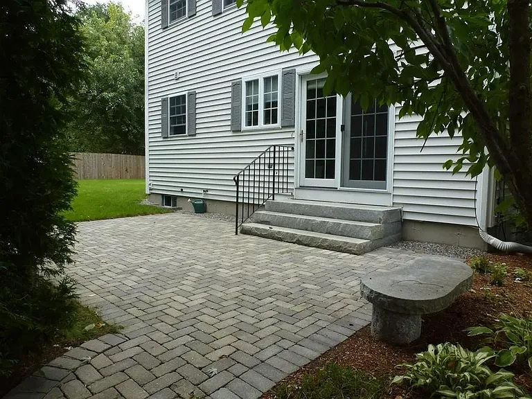 Kitchen door to patio area