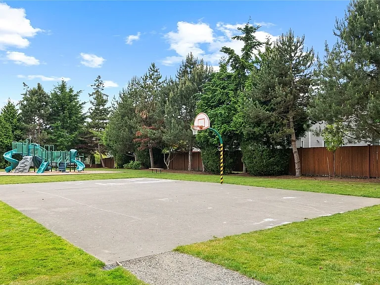 Community park in front of the house
