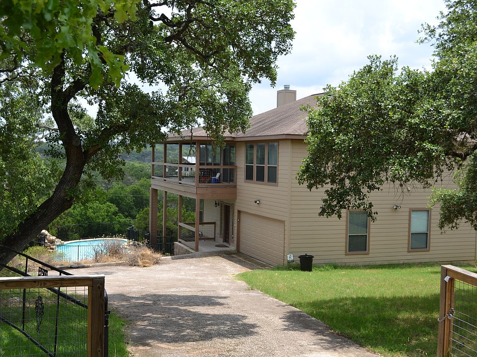 Long driveway with gate