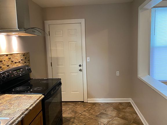 Backdoor from kitchen to covered porch