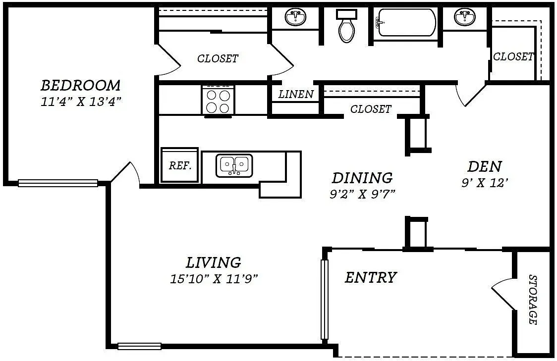Floor plan A3-DEN