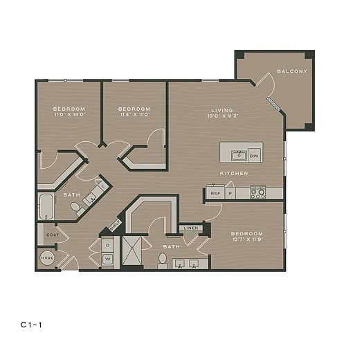 Floor plan C1-2