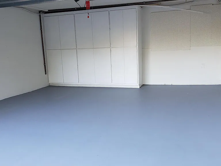 A two door automatic garage.