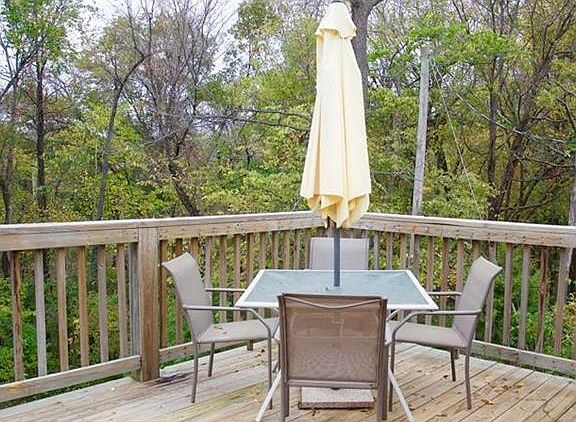 Beautiful view from deck!