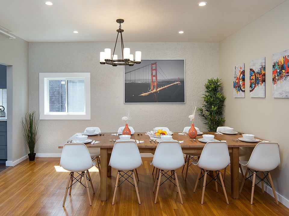 Open concept dining room