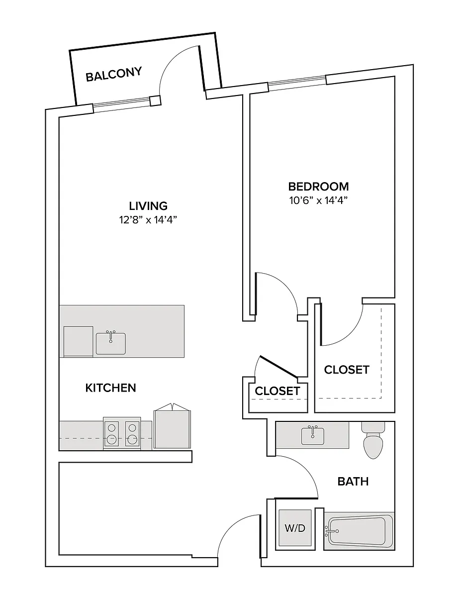 Floor plan A03D