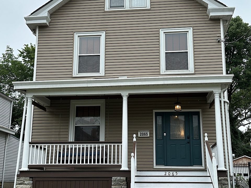 House with front porch swing