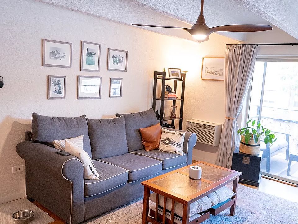 Ceiling fan within unit