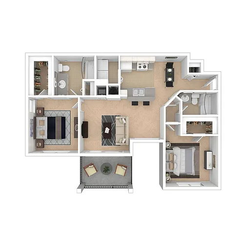 Floor plan 2X2