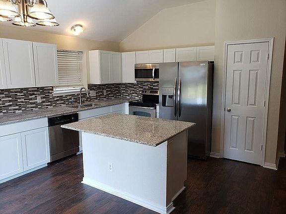 New cabinets & island