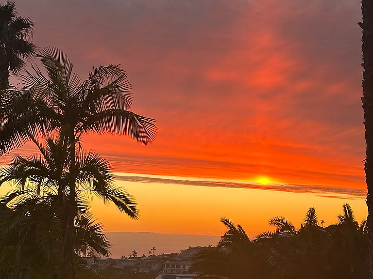 Sunset from front deck
