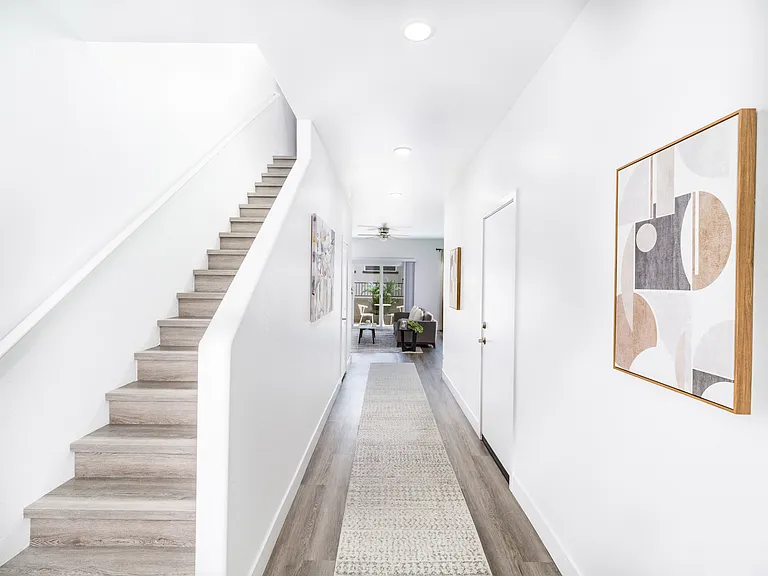 Stairs that lead to new heights of luxury at Aster Ridge. Experience multi-level living in the heart of Phoenix.
