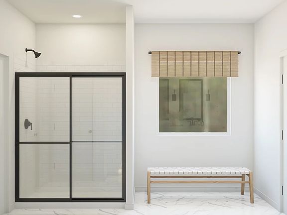 Primary bath with shower