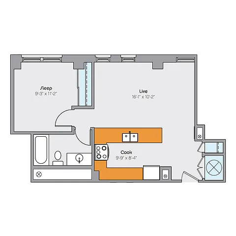 Floor plan cly1b01