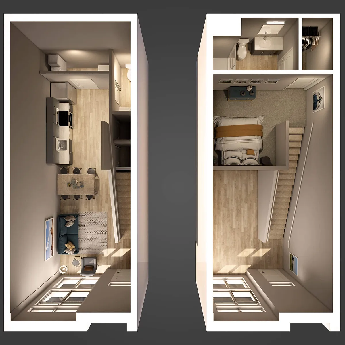 Floor plan The Longstreet Loft