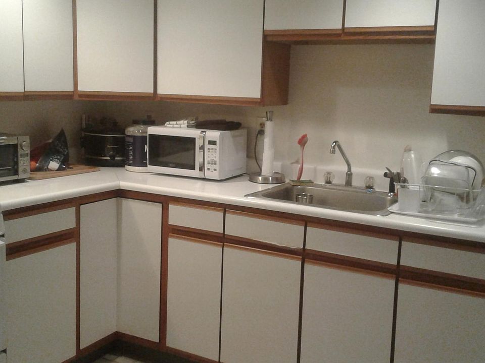 Kitchen - ample counters and cabinets.