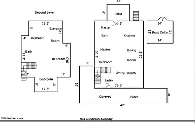 layout without ADU and garage
