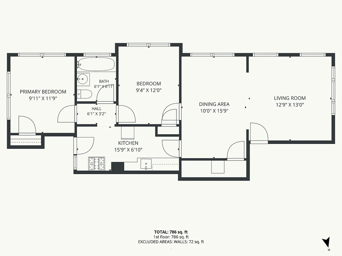 Floor plan 2S
