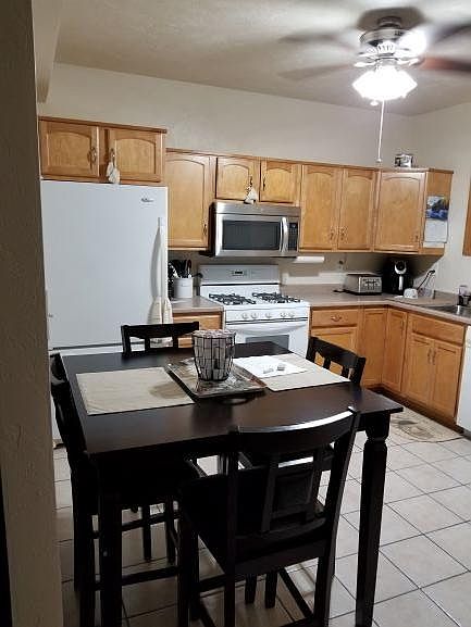 Kitchen with all appliances.