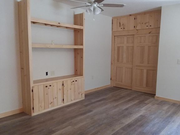 Living room area, large closet