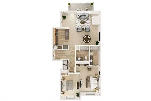 Floor plan Sequoia Renovated
