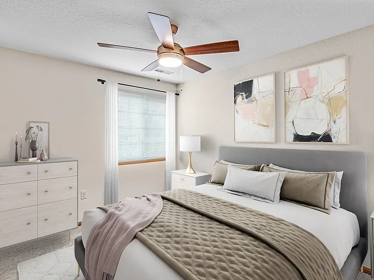 Two bedroom, two bath open concept