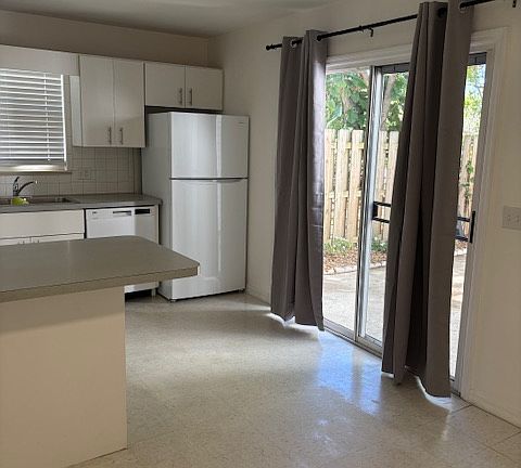 kitchen from dining area