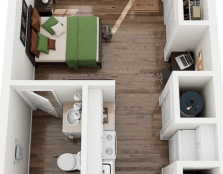 The-Province-Greensboro-Studio-Floor-Plan