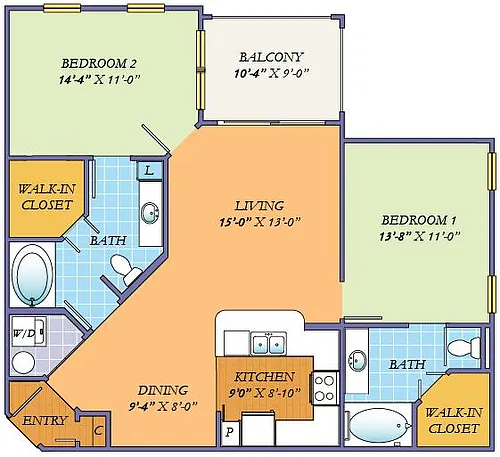 Floor plan Kensington