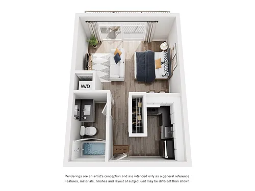 Floor plan Cornell | Studio A