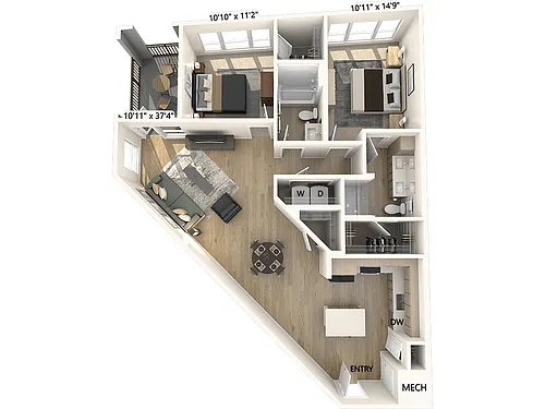Floor plan B6-1226sf