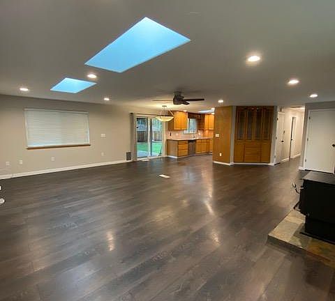 Open concept living area.