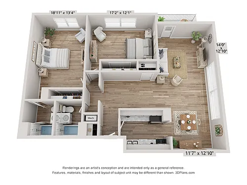 Floor plan The Belvedere