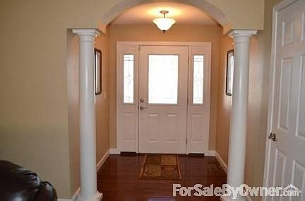 Front entrance with archway