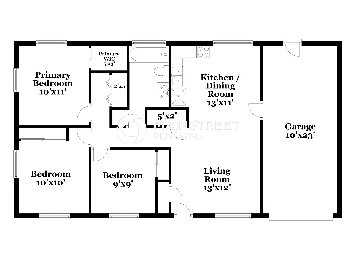 Floor Plan - 5209 White Ln