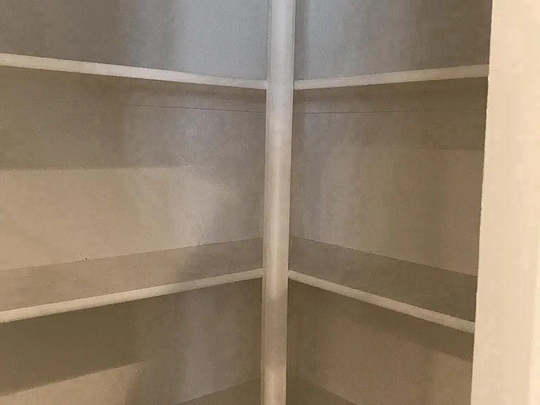 walk in pantry shelving in kitchen
