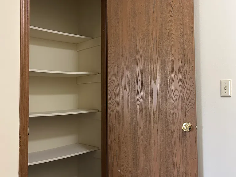 upstairs hall closet