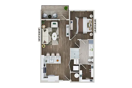 Floor plan A6A