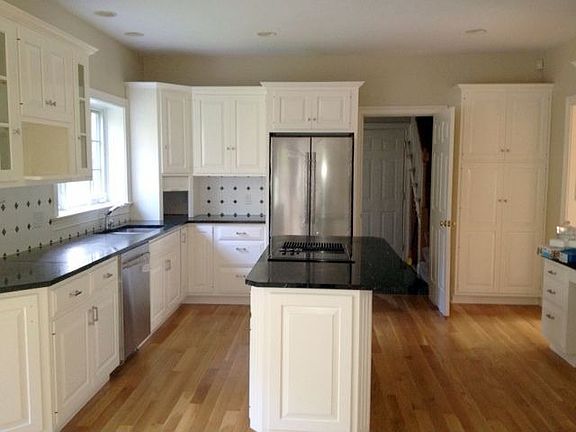 Kitchen with new stainless appliances