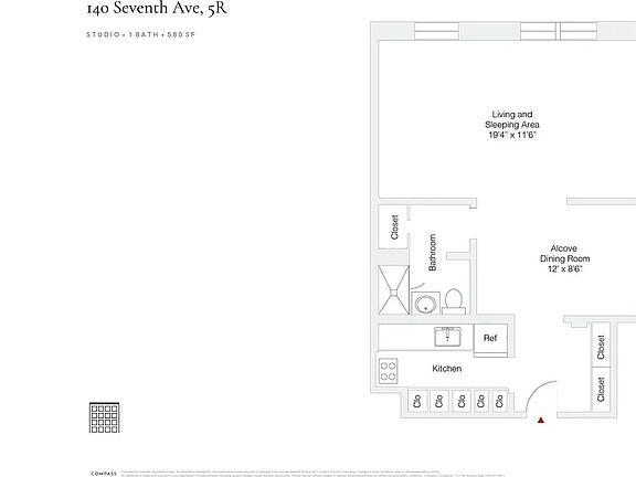 2nd image of 140 7th Ave APT 5R