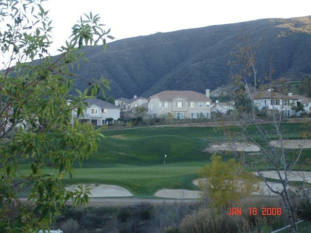 Bird's Eye View of the 5th Green at Eagle Glen Golf Course